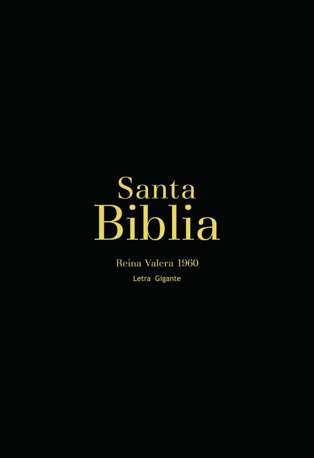 Biblia RVR 1960 Letra Gigante 14 puntos Símil Piel Azul Cobalto con Cierre e Índice
