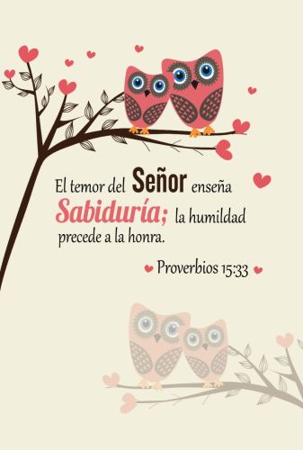 Sabiduría - Proverbios 15:33 - Diario/Cuaderno de notas