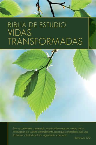 Portada de Biblia de estudio Vidas transformadas con índice, de Recursos: Warren W. Wiersbe