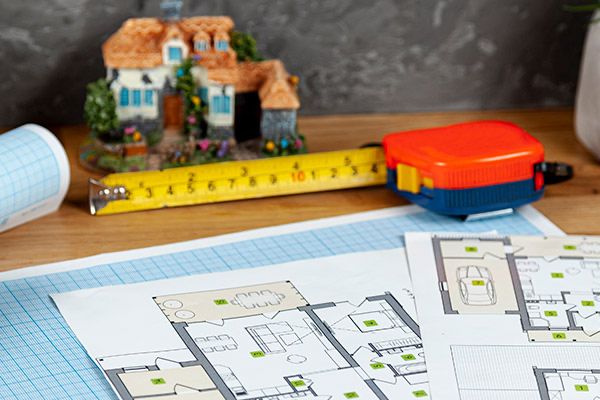 Un plano de construcción